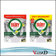 خرید قرص ماشین ظرفشویی پلاتینیوم Hepsi Bir Arada نقره ای فیری